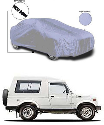 Billseye Car Cover For Maruti Suzuki Gypsy King (Without Mirror Pockets)(Silver)
