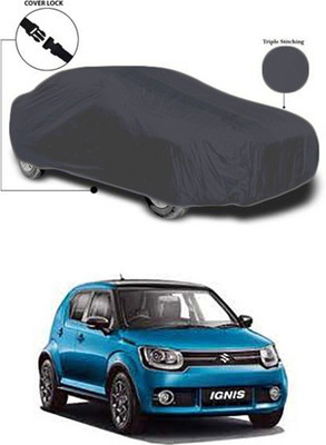 Coverit Car Cover For Maruti Suzuki Ignis (Without Mirror Pockets)(Grey)