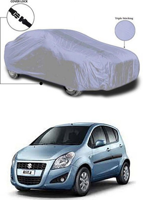Billseye Car Cover For Maruti Suzuki Ritz (Without Mirror Pockets)(Silver)