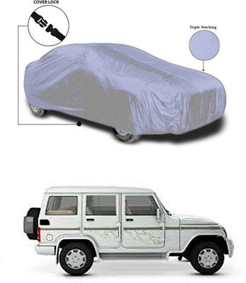 Billseye Car Cover For Mahindra Bolero (Without Mirror Pockets)(Silver)