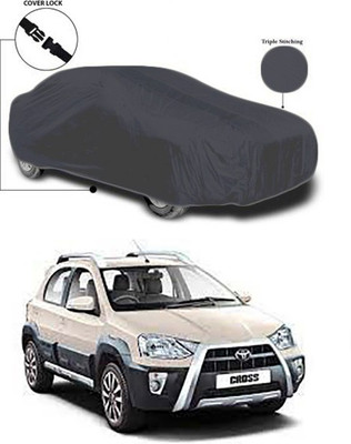 Coverit Car Cover For Toyota Etios Cross (Without Mirror Pockets)(Grey)