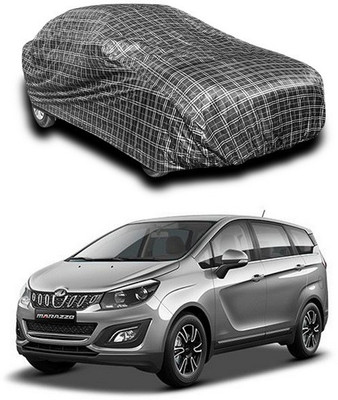 ANTHUB Car Cover For Mahindra Marazzo (Without Mirror Pockets)(Black)