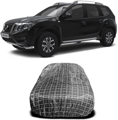 SEBONGO Car Cover For Nissan Terrano (Without Mirror Pockets)(Black)