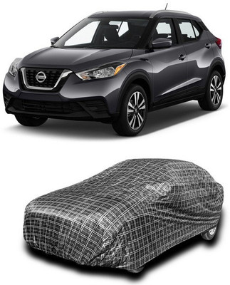 SEBONGO Car Cover For Nissan Kicks (Without Mirror Pockets)(Black)