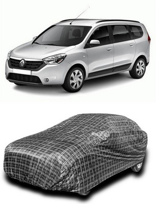 SEBONGO Car Cover For Renault Lodgy (Without Mirror Pockets)(Black)