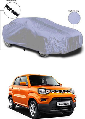 Billseye Car Cover For Maruti Suzuki S-Presso (Without Mirror Pockets)(Silver)