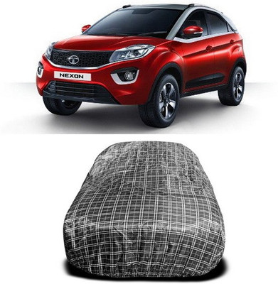 ANTHUB Car Cover For Tata Nexon (Without Mirror Pockets)(Black)