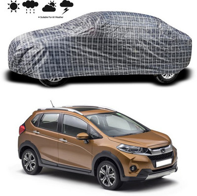 SEBONGO Car Cover For Honda WRV (Without Mirror Pockets)(Black)
