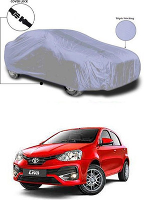 Coverit Car Cover For Toyota Etios Liva (Without Mirror Pockets)(Silver)