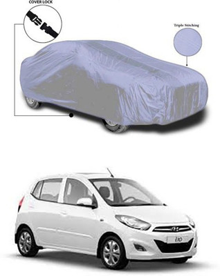 Coverit Car Cover For Hyundai i10 (Without Mirror Pockets)(Silver)