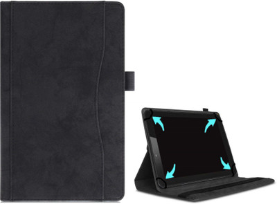 realtech Flip Cover for Lenovo Tab M8 (8.0 Inch) (2nd Gen) FHD Tablet (TB-8705F/X/L)(Black, Magnetic Case, Pack of: 1)