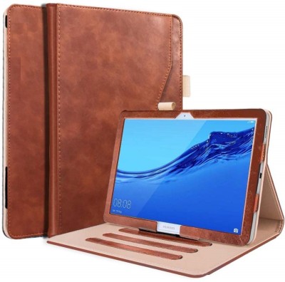 HITFIT Flip Cover for Samsung Galaxy Tab E 9.6 inch(Brown, Magnetic Case, Pack of: 1)