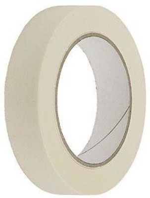 HEER Single Sided (Pack of 1), 18mm x 20 mtr Handheld Masking Tape (Manual)(Set of 1, White)