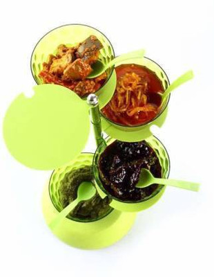 PRIYANSHI ENTERPRISE Plastic Pickle Jar  - 250 ml(Green)