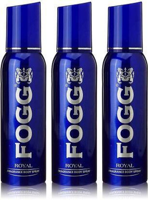 FOGG Royal blue Deodorant Spray Body Spray  -  For Men & Women(360 ml, Pack of 3)