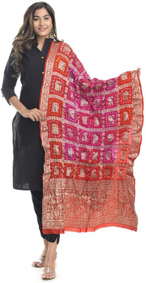 Apratim Silk Blend Solid Women Dupatta