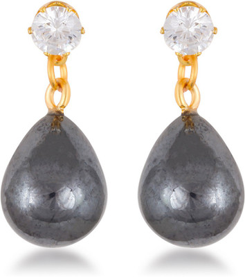 VIVASTRI Traditional 1gm Gold and Micron Alloy Plated Drop & Dangler for Women and Girls Alloy Drops & Danglers