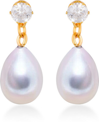 VIVASTRI Traditional 1gm Gold and Micron Alloy Plated Drop & Dangler for Women and Girls Alloy Drops & Danglers