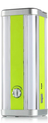 iDOLESHOP Premium Quality Emergency Light 4 Side Tube with Extra Bright Light with USB Mobile Charging. Lantern 8 hrs Flood Lamp Emergency Light(Green)