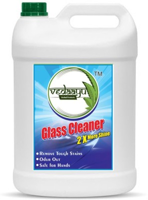 Vedaayu Herbal Glass Cleaner 5 Ltr Pack (Eco Friendly, Non Toxic and Biodegradable) Kitchen Cleaner(5 L)