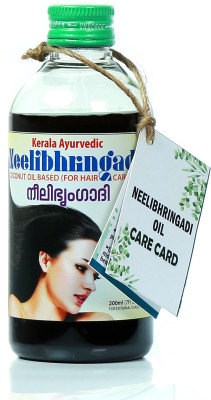 Kerala Ayurvedic Neelibhringadi Coconut ( Pack of 3) Hair Oil(600 ml)