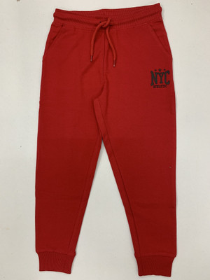 3Pin Track Pant For Boys(Red, Pack of 1)