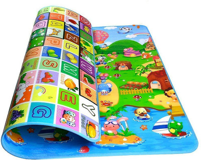 NHP TRADERS Polyester Baby Play Mat(Multicolor, Large)