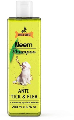 dogz & Dudez Flea and Tick Neem Dog Shampoo(200 ml)