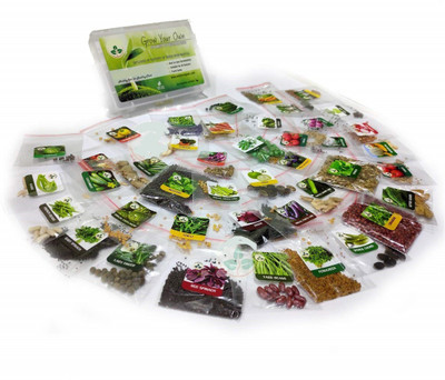 CYBEXIS 50-Varieties-Summer & Winter Vegetables Seed Kit Seed(10 g)