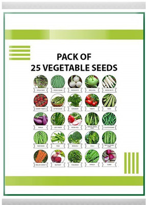 VibeX Farmer Vegetable Seeds Combo For Home Garden Seed(875 per packet)