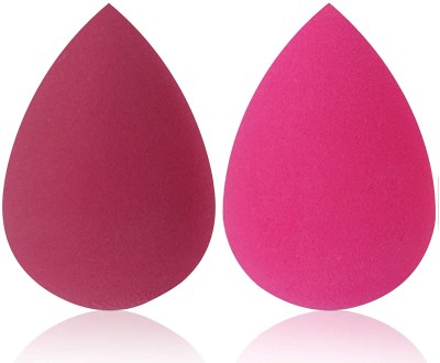 BOLDNYOUNG Beauty Makeup Blending Powder Puff Sponge (Random Color, Multicolor) Pack of 2