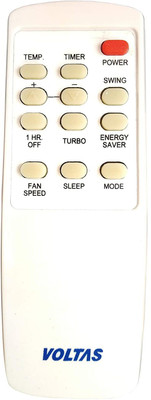 mumax Compatible AC Remote Voltas Remote Controller(White)