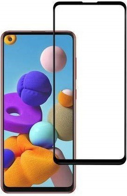 AKSHUD Edge To Edge Tempered Glass for Realme C17(Pack of 1)