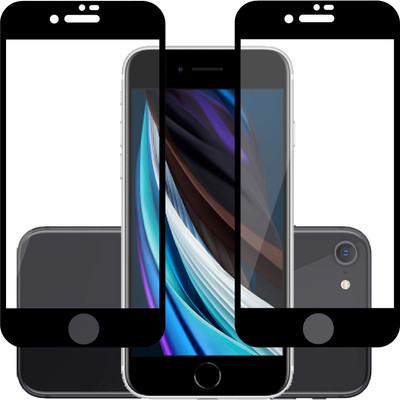 MobileBukket Edge To Edge Tempered Glass for Apple iPhone SE (2020)(Pack of 2)