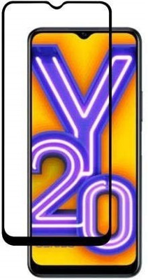AKSHUD Edge To Edge Tempered Glass for Vivo Y20(Pack of 1)