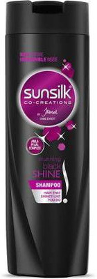 SUNSILK STUNNING BLACK SHINE SHAMPOO 340ML(340 ml)
