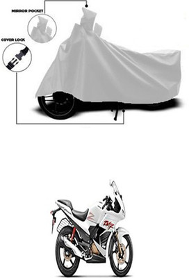 Billseye Two Wheeler Cover for Hero(Karizma ZMR, Silver)