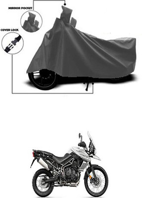 Coverit Two Wheeler Cover for Triumph(Tiger 800 XCA, Grey)