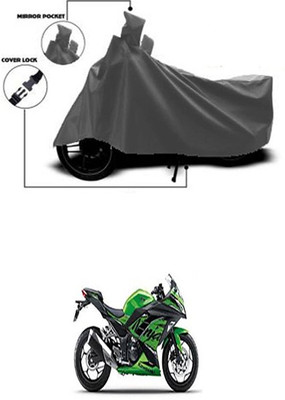 Billseye Two Wheeler Cover for Kawasaki(Ninja 300, Grey)