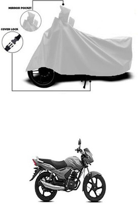 Coverit Two Wheeler Cover for TVS(Star City, Silver)
