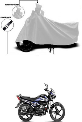 Coverit Two Wheeler Cover for Hero(Silver)