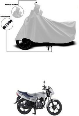 Coverit Two Wheeler Cover for LML(Freedom, Silver)