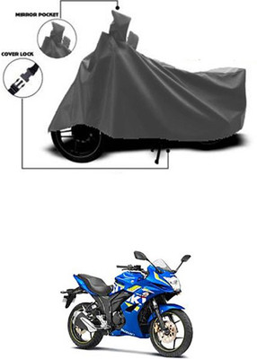 Coverit Two Wheeler Cover for Suzuki(Grey)