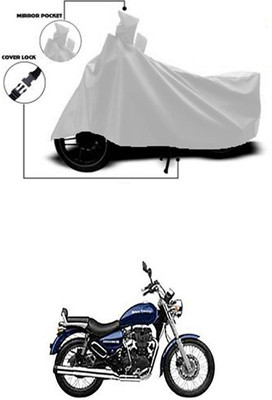 Coverit Two Wheeler Cover for Royal Enfield(Thunderbird 350, Silver)