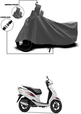 Billseye Two Wheeler Cover for TVS(Wego, Grey)