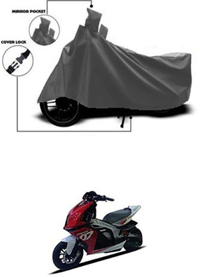 Coverit Two Wheeler Cover for TVS(Grey)