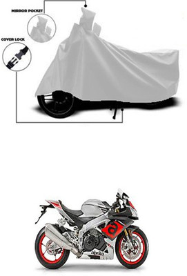 Coverit Two Wheeler Cover for Aprilia(Silver)