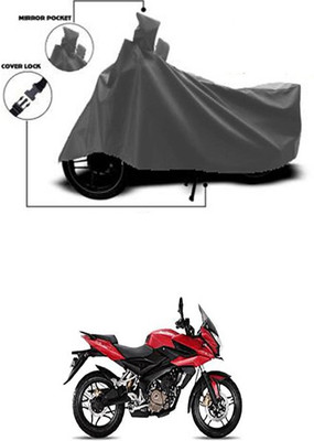 Coverit Two Wheeler Cover for Bajaj(Pulsar AS 150, Grey)
