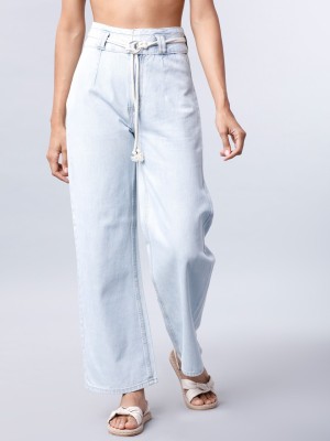 Tokyo Talkies Flared Women Light Blue Jeans