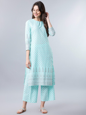 Vishudh Women Kurta Palazzo Set